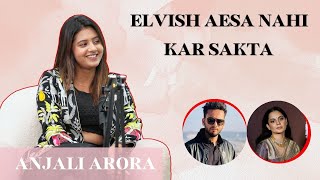 Anjali Arora Podcast Love For Aakash Supports Elvish Yadav Reacted On Chapri PM In anjalians [upl. by Terrie]