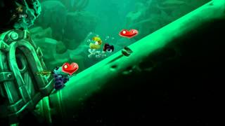 Rayman Legends 100 Walkthrough Part 19  World 4  The Mysterious Inflatable Island  All Teensies [upl. by Anait]