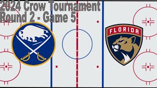 2024 Crow NHL Tournament 6 Buffalo Sabres vs 1 Florida Panthers  Game 5 [upl. by Enowtna]