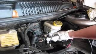 02 Dodge Neon Master Brake Cylinder Replacement part2 [upl. by Jahdai]