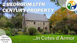 FRENCH CHARACTER PROPERTY FOR SALE  17th Century 2bedroom home in Brittany France [upl. by Marni]