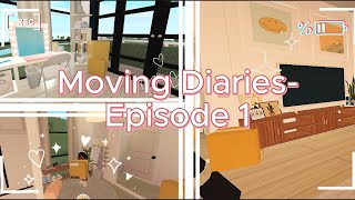 Moving to Bloxburg  Moving Diaries   NEW APARTMENT [upl. by Gabriele]