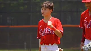 JADEN WALTON Baseball Highlights With PHILLIES SCOUT TEAM [upl. by Aggri]