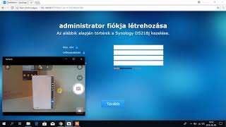 DiskStation DS218j első bekapcsolás telepítés  ITFroccshu [upl. by Rothwell]