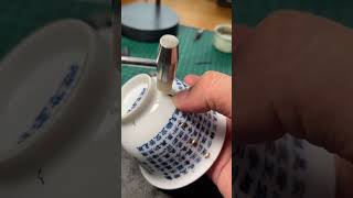 Traditional porcelain copper nails repair the tureen without leakingmusic handmade shorts [upl. by Eudoca120]