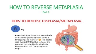 Metaplasia dysplasia How to reverse dysplasia metaplasia Causes of metaplasia [upl. by Weibel]