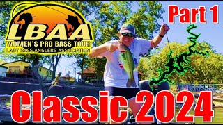 2024 Lady Bass Anglers Classic Part 1 fishing LBAA [upl. by Millhon]