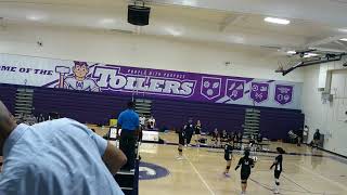 La high vs manual arts high Jv volleyball ending p2 [upl. by Tterab812]