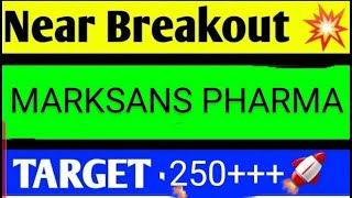 MARKSANS PHARMA SHARE LATEST NEWS TODAYMARKSANS PHARMA SHARE TARGETMARKSANS PHARMA SHARE ANALYSIS [upl. by Dallis80]