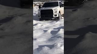 2018 Ford F150 off road in the ❄️snow ❄️ [upl. by Yrtua]