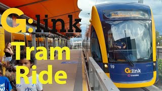 Riding the Gold Coast light rail simple video [upl. by Kennard348]