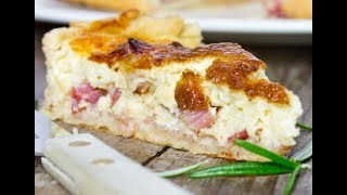 QUICHE LORRAINE GOURMANDE  La meilleure recette [upl. by Danialah]