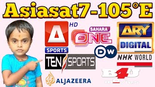 asiasat 7 new update asiasat7 channel list 2024 asiasat 7 dish setting [upl. by Farhi40]