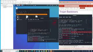 Demo trojan trên máy ảo Kali và win7  Minh Ẹt  FPT Jetking [upl. by Ellemaj74]