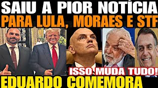 BOMBA NESSA SEXTA SAIUU A PIOR NOTÍCIA PARA LULA MORAES E STF TRUMP SOLTA BOMBA QUE ABALOU TODO [upl. by Tiebout340]