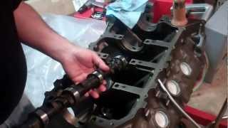 Installing Cam Bearings and Cam [upl. by Wasserman]