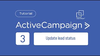 ActiveCampaign update lead status [upl. by Joselow]