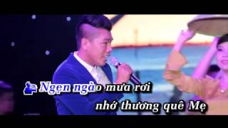 KARAOKE  MƯA TRÊN QUÊ HƯƠNG  LƯU QUANG BÌNH ft BÍCH PHƯỢNG [upl. by Wolfgang294]