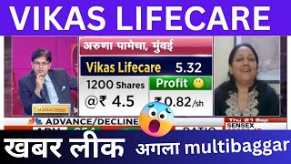 VIKAS LIFECARE SHARE TARGET  VIKAS LIFECARE SHARE ANALYSIS vikaslifecareshare [upl. by Selle]