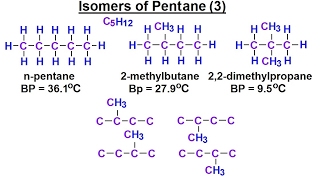 Organic Chemistry  Ch 1 Basic Concepts 10 of 97 Isomers of Pentane 3 [upl. by Murdoch953]