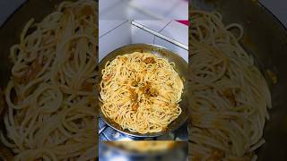 Delicious spaghetti recipe shortsfeed shorts pasta redsausepasta spaghetti streetfood cooking [upl. by Moise]