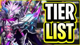 A MELHOR TIER LIST SÓ VALE LD  Summoners war [upl. by Zobkiw]