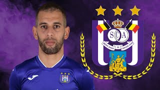 Islam Slimani 2023 Welcome To Royal Sporting Club Anderlecht  Skills Assists amp Goals HD [upl. by Bywaters633]