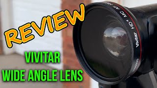 Vivitar Wide Angle Lens Unboxing and Review [upl. by Bidle]