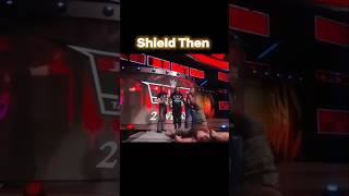 Shield Now vs Then 🥹🥹wwe shorts [upl. by Hilten]