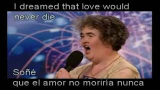 Susan Boyle I Dreamed A Dream  Español [upl. by Adalia]