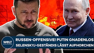 UKRAINEKRIEG quotÄußerst schwierigquot Putin attackiert gnadenlos SelenskyjGeständnis lässt aufhorchen [upl. by Butta]