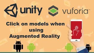 Tutorial Unity click on models when using Vuforia [upl. by Aesoh]