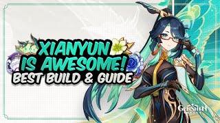 COMPLETE XIANYUN GUIDE Best Xianyun Build  Artifacts Weapons Teams amp Showcase  Genshin Impact [upl. by Aileduab]