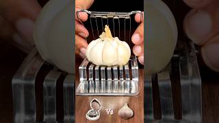 Egg slicer vs Garlic 🧄😱 satisfying asmr garlic [upl. by Denys407]