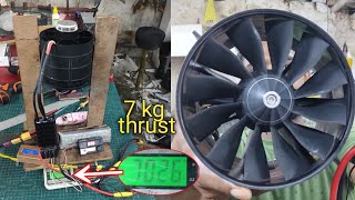 120mm EDF thurst test।। how to use EDF [upl. by Silma]