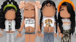 12 BADDIE roblox outfits w codes amp links ♡ [upl. by Oilut]