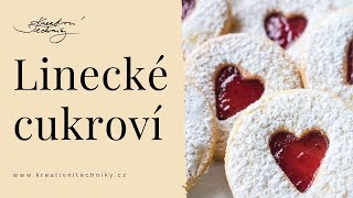 Linecké cukroví recept na tradiční vánoční cukroví amp linecké těsto │ Kreativní Techniky [upl. by Aynotel]