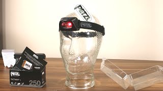 Petzl Tactikka plus powerful headlamp unboxing  test [upl. by Amadus]