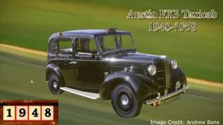 London Taxicabs Through Time 2019 to 1834 [upl. by Yael150]