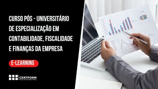 Como funciona Curso PósUniversitário Especialização Contabilidade Fiscalidade Finanças da Empresa [upl. by Goodman]