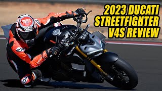 2023 Ducati Streetfighter V4S  First Ride Review [upl. by Emsmus227]