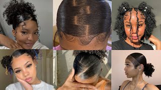 😍💖Cute Curly hairstyles Watch me style my hair compilation 2024 ✨curlyhairstyles compilation [upl. by Nauqit]