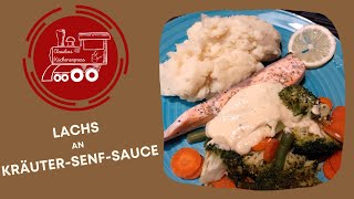 🐟 LACHS mit KRÄUTERSENFSAUCE  ONE POT  Thermomix® TM6TM5 TM31 [upl. by Nabila]