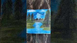 Thermocol scenery paintingart painting [upl. by Terbecki142]