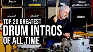 TOP 20 DRUM INTROS OF ALL TIME [upl. by Lim]