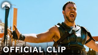 quotAre You Not Entertainedquot Feat Russell Crowe  Gladiator  Paramount Movies [upl. by Ayotan]