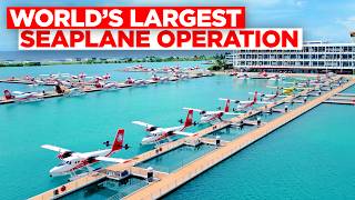 Flying in the Maldives  World’s Largest Seaplane Operation [upl. by Gwenette]