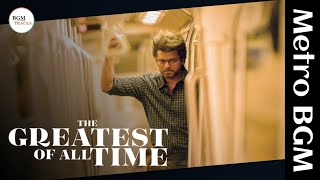 The Greatest of All Time BGMs  Vijay Metro Entry BGM  The GOAT BGMs [upl. by Atiuqehs]