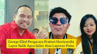 GEORGE ELKEL PENGACARA PRATIWI NOVIYANTHI LAPOR BALIK AGUS SALIM ATAS LAPORAN PALSU [upl. by Sandell]