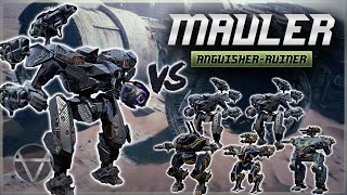 WR 🔥 New MAULER w Nina Pilot VS 2x MAULERS amp More – Titan Gameplay  War Robots [upl. by Saxena]